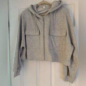 Zella Light Gray Hoodie